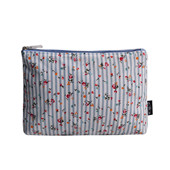 印花家居收納棉布化妝袋定做